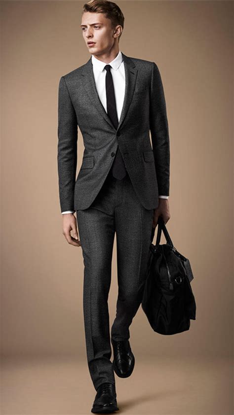 burberry grey check suit|Burberry two piece suit.